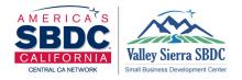 Central CA Network and Valley Sierra SBDC logos